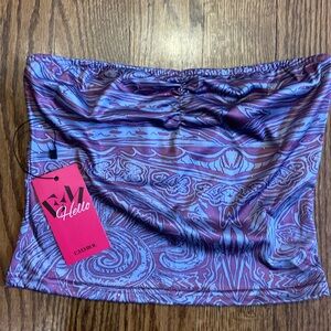 Emmiol stretch cropped tube top